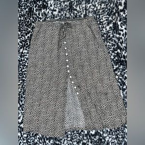Vintage button down skirt
